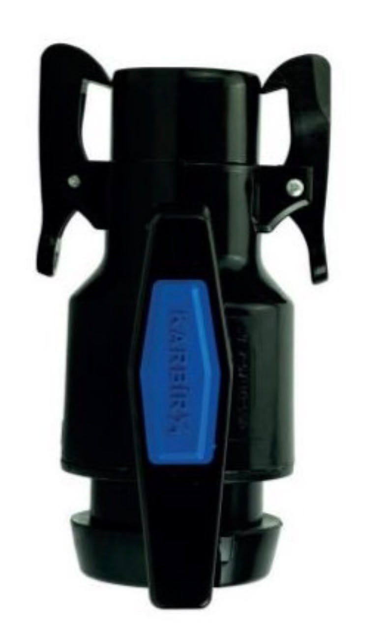 Karbir Rapid Valve Blue · Line valve & coupling