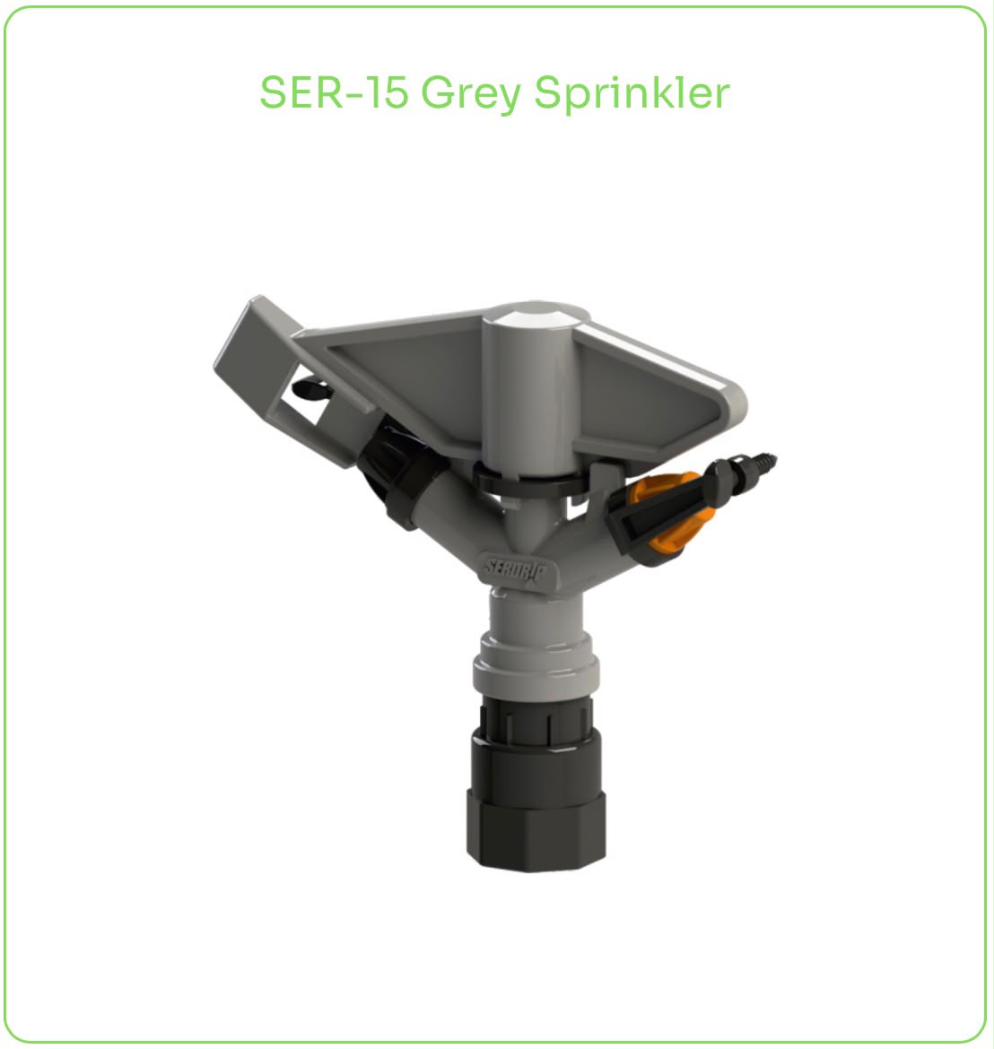 SER-15 Grey · Rotating sprinkler